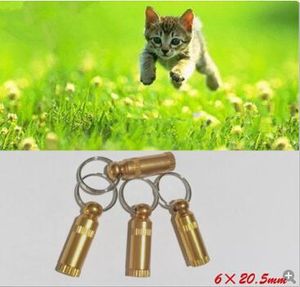 Beteendeutbildning Pet Dog Cat Mini ID Tag Anti Lost Name Adress Label Identity Barrel Tube Collar Xb