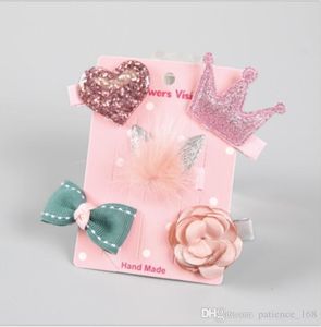 13 stili per bambini accessori per capelli set di sequestri con bordo coniglietto a coniglietto a filo boutique boutique archi per bambini barlettes garetta set di capelli set pin set peli clip