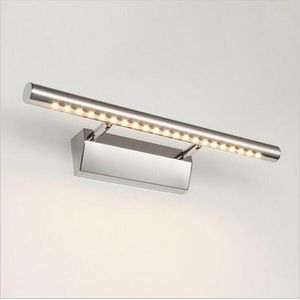 lampada da specchio a led luci da toeletta per bagno con interruttore applique da parete illuminazione per bagno lampade per interni 5w / 7w / 9w / 15w