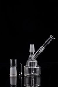 New Collections Hitman Small Birthday Cake Glass Bong Oil Rig Dabs Water Pipe Hookah Downstem Perk Recycler Brand Bong