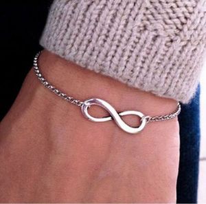 20 pezzi di nuova moda gioielleria raffinata regalo di Natale stile boemo simbolo infinito 8 braccialetti