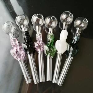 New color beauty straight burning pot Wholesale Glass Bongs, Glass Hookah, Smoke Pipe Accessories