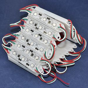 Atacado 600 pcs programável WS2811 2811 módulos IC 3led / pcs 5050 RGB LED Módulo Pixel digital String Luz À Prova D 'Água DC12V frete grátis