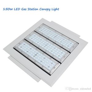UL DCL ETL 150W bensinstationslampa LED Canopy Light Industrial Factory High Bay MeanWell Driver 90-277V 120LM W Commercial Celling Light