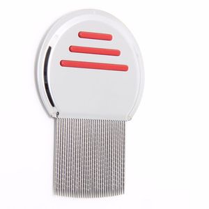 Wholesale terminator metal for sale - Group buy Terminator Lice Comb Nit Free Kids Hair Rid Headlice Superdensity Stainless Steel Metal Teeth Remove Nits Brush for Pet Dog Cat