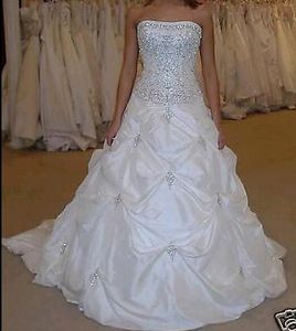 2020 أحدث فساتين زفاف بيضاء أنيقة مع ثوب زفاف طويل الزفاف فستان الزفاف WD1069228R
