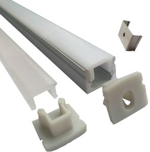 100 X 2M sets/lot Ultra Slim aluminium led profile and 6mm recessed u type profile aluminum for floor or wall lighting