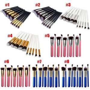 10 Pcs Professional Cosmetic Make up Brushes China Makeup Brush Set Kit Powder Eyeshadow Cosmetics Make up Brushes Kit Tools