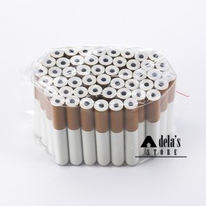 Pipa da pipa a forma di sigaretta senza scintillio 79mm 57mm filtro spot caffè colore alluminio One Hitter Bat tubi in metallo DHL