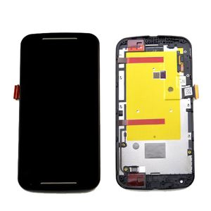 LCD Digitizer with Frame For Motorola Moto G2 XT1063 XT1068 XT1069 Display Touch Screen Complete Assembly + Free DHL Shipping