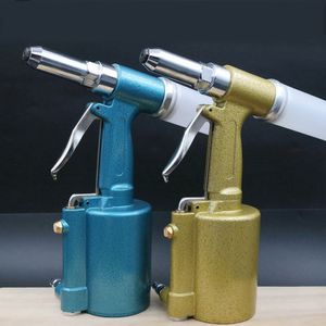 Grau industrial Pneumatic Riveter Power Tools Aço Inoxidável Nail Núcleo Porca puxando ferramenta de ar