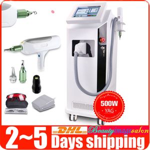 BD-LS Cura del viso Target a luce rossa ND Yag Laser Q Switch Pigment Tattoo Removal Beauty Machine 500W
