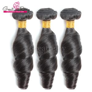 3 Sztuk / partia Funmi Włosy 10-24 cal Brazylijski Aunty Funmie Human Włosy Wyplata Wiązki Great Remy Natural Black Color Baby Funmia Funmi Day Deal