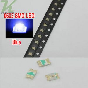 4000 PCS reel SMD 0603 Blue LED Lamp Diodes Ultra Bright