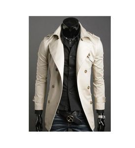 2016 autumn new Comfortable Fashion Paragraph dust coat grows in autumn and winter with men Double-breasted coat