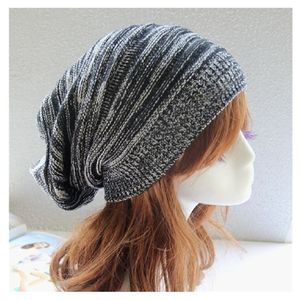 2017 Unisex Winter Bonnet Skullies Hat Warm Stretch Knittedy Acrylic Spring Heap caps For Men And Women Beanie Hats Slouch