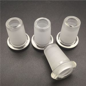 Mini adaptador de vidro de narguilé fêmea de 14 mm a 18 mm machos espessos tubos de água ajustados em plataformas de óleo para quartzo banger bong