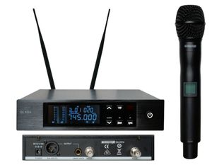 True Diversity UHF Pro Wireless Dual Microphone System QLXD24 QLXD2 QLXD4 Cordless Mic för steg