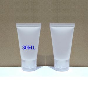 100pcs / lot 30ml Clamshell 포장 호스, 치약의 플라스틱 거품 클렌저 핸드 크림 유제 부분 튜브