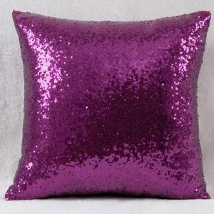 8 Colors 40x40 Luxurious Sequin Pillow Cover Zipper Pillow Case Home Cafe Throw Pillowcases 50pcs lot299W