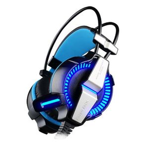 Gaming Headphones Varje G7000 vibrationsfunktion / andning LED Light Earphones Game Headset med mikrofon Surround 7.1 Ljud