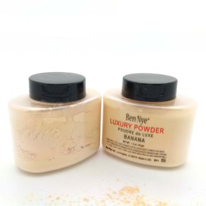 Marca Ben Nye Banana Powder Foundation 1.5 Oz / 42G Garrafa de luxo em pó Poudre de Luxe Loose 42G Maquiagem de beleza