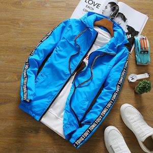 Fall-Jacket Men Summer Hooded Sunscreen Jackets Windbreaker Fashion Hip Hop Brand Clothing Women Men Veste Homme Plus Size S-3XL