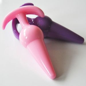 Silicone Anal Plug Toy Adult Unisex Dildo Massager Jelly Women G spot Sex Toys #R92