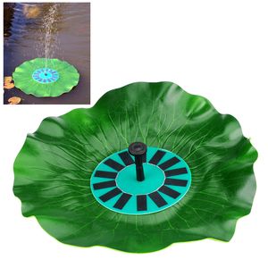 Universal Solar Schwimmende Lotus Blatt Brunnen Pumpe Garten Teich Pool Wasser Solar Panel Pumpe Außen Hof solar Wasser Spray dekorationen