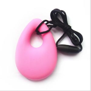 anelli da dentizione naturali collana da dentizione in silicone per mamma collana da dentizione per bambini ciondolo massaggiagengive infantile giocattolo da masticare perline in silicone sicure per il bambino