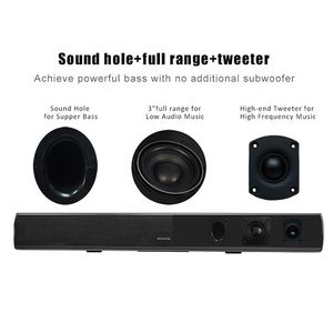 High Grade ABS Plastic Speaker for BT Home Theater Bloetooth Wireless Surround Speaker Soundbar S11 for Notebook