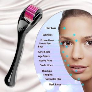 Drs 540 microneedle cicatrizes derma roller aço inoxidável agulhas terapia tratamento tratamento pele rejuvenescimento beleza anti cicatriz