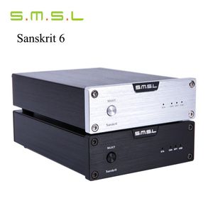 Freeshipping SMSL senaste 6: e sanskrit USB DAC 32BIT / 192KHz COAXIAL SPDIF Optisk HIFI Audio Amplifier Decoder Ny version med nätadapter