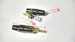 20pcs neue Kupfer 3,5-mm-Stecker Stereo-Klinkenstecker Löten