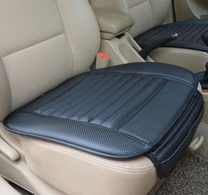 Sommer Auto Leder Bambus Holzkohle Kissen Auto Ceat Abdeckungen Auto Sitzkissen Pad Monolithische Eis Seide Kissen Ceat Pads