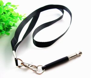 50 pcs Pet Dog Training Apito Pitch Ajustável UltraSonic Som Silencioso Lembre-se Parar incômodo Barking com segurança com pescoço Lanyard Livre