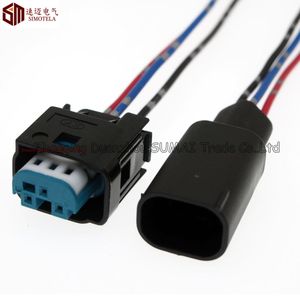 3pin 1 0mm Malefemale Auto Connector 제한자 스로틀 스로틀 미등 플러그 10cm 케이블카 온도 전기 커넥터 304R