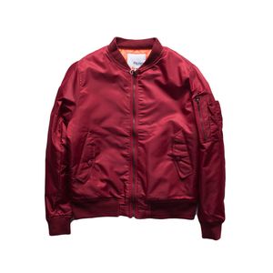 Hip Hop Pilot Jacket Solid Färg Big Yards Baseball Uniform Jacket Par Varsity College Bomber Jacka Män