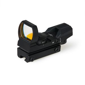 PPT Jakt Scope Tactical Reddot Sevärdheter 11mm Base 4 Reticle Red Dot Omfattning för Airsoft CL2-0091B