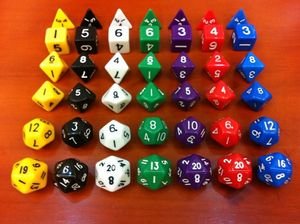 Polyhedral Zar Set Parti RPG Oyun Oyuncak Eğlence Bozon 1pcs * D4/6/8/10/12/20 İyi fiyat yüksek kalite 6pcs/set #d12