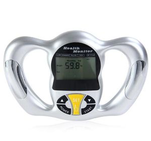 Bz - 2009 Mini Digital LCD-skärm Hälsoanalysator Handheld BMI Tester Body Fat Monitor Fat Meter Detection Body Mass Index