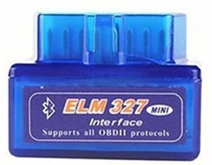 ELM327 Mini ELM 327 V2.1 OBD2 Bluetooth Interface Auto Scanner obd ii Diagnostic Tool works on Android Windows Symbian