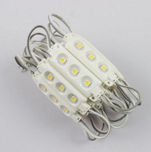 Injection ABS Plastique Led Modules 3Leds 5050 SMD Étanche Ultra Brigth Chaîne Chaud Pur Blanc Rouge Bleu Vert DC 12V