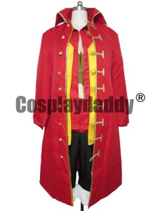 One Piece Cosplay Monkey D Luffy Zooty Red Costume Full Set H008