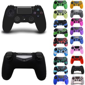 Multi Color Soft Silicone Rubber Gel Skin Non-slip Protective Case Cover for SONY PlayStation 4 P4 PS4 Controller