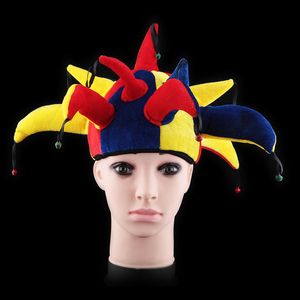 Halloween Ballroom Party Supplies Kostium Halloween Dostaw Performance Headdress Striped Clown Hat 77g Cena fabryczna Szybka Wysyłka