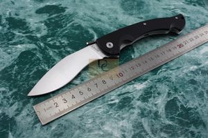 Soğuk çelik büyük RAJAH 9cr18mov Blade G10 kolu Katlanır bıçak Kamp Avcılık taktik survival maket bıçağı EDC aracı naylon kılıf ile