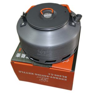 Wholesale-Bulin 1.1L Camping Kettle Heat Exchanger Pot Picnic Kettle BL200-L1