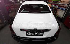 White glossy vinyl film high gloss film with 3 layers car wrapping vinyl sticker foile with air release for car wraps