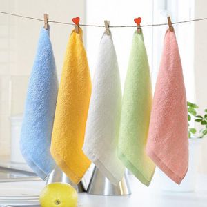 2016 Nya handdukar ROBES SOFT BAMBOO Organisk Baby Flannel Face Hand Broderad Handduk WashCloth Wipes Gratis frakt